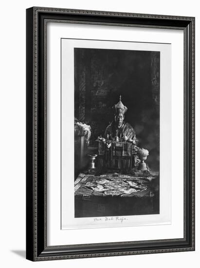 The Deb Raja, Bhutan, 1903-04-John Claude White-Framed Giclee Print