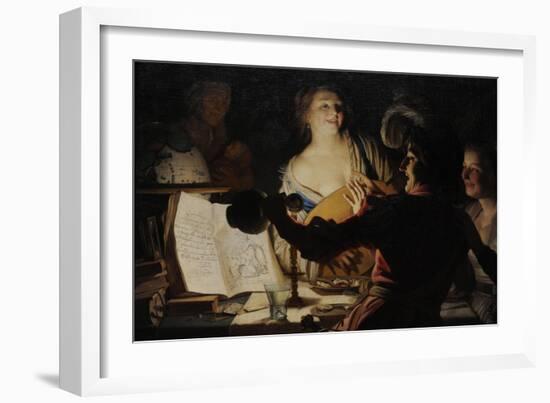 The Debauched Student, 1625-Gerrit van Honthorst-Framed Giclee Print