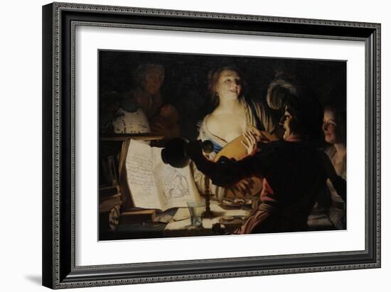 The Debauched Student, 1625-Gerrit van Honthorst-Framed Giclee Print