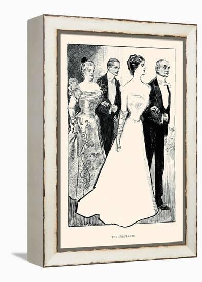 The Debutante-Charles Dana Gibson-Framed Stretched Canvas