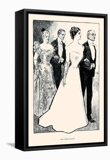 The Debutante-Charles Dana Gibson-Framed Stretched Canvas