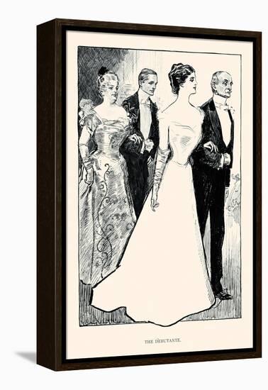 The Debutante-Charles Dana Gibson-Framed Stretched Canvas