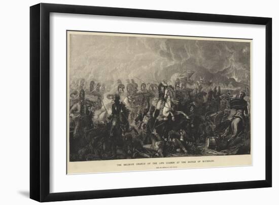 The Decisive Charge of the Life Guards at the Battle of Waterloo-Luke Clennell-Framed Giclee Print