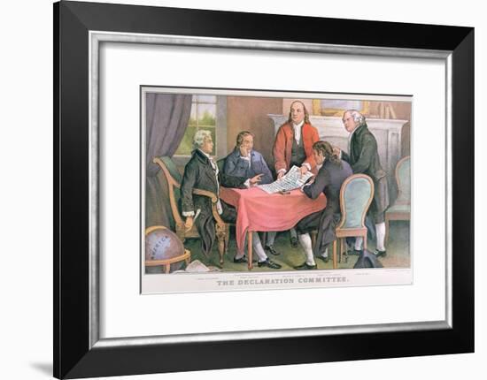 The Declaration Committee, Published by Currier and Ives, New York-null-Framed Giclee Print