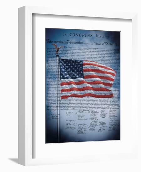 The Declaration of Independence-null-Framed Premium Giclee Print