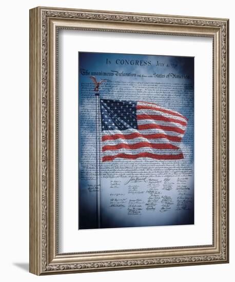 The Declaration of Independence-null-Framed Art Print