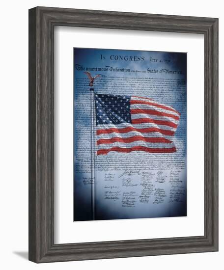 The Declaration of Independence--Framed Art Print