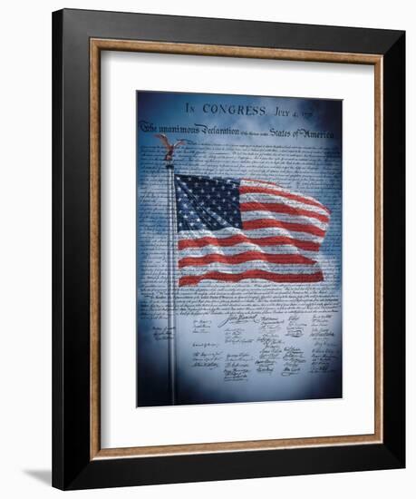 The Declaration of Independence-null-Framed Art Print