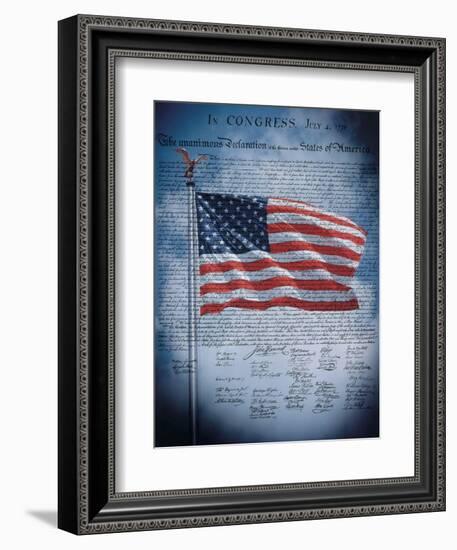 The Declaration of Independence-null-Framed Art Print