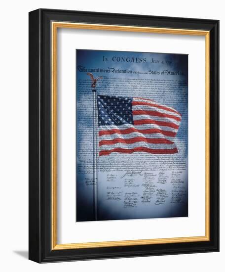 The Declaration of Independence-null-Framed Art Print