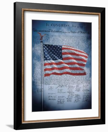 The Declaration of Independence-null-Framed Art Print