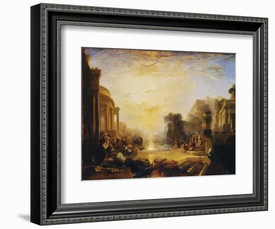 The Decline of the Carthaginian Empire...-J. M. W. Turner-Framed Giclee Print