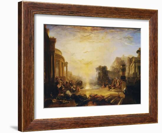 The Decline of the Carthaginian Empire...-J. M. W. Turner-Framed Giclee Print