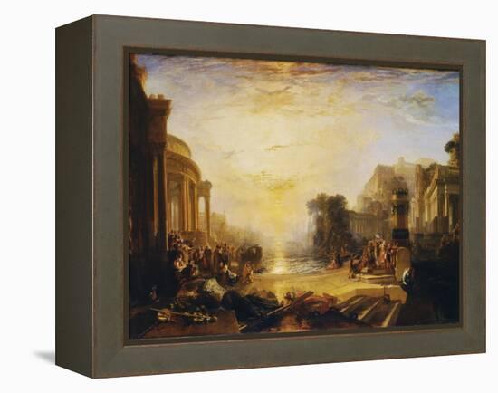 The Decline of the Carthaginian Empire...-J. M. W. Turner-Framed Premier Image Canvas