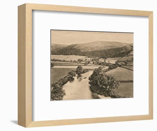'The Dee Valley, from Glendower's Mound', 1902-Unknown-Framed Photographic Print