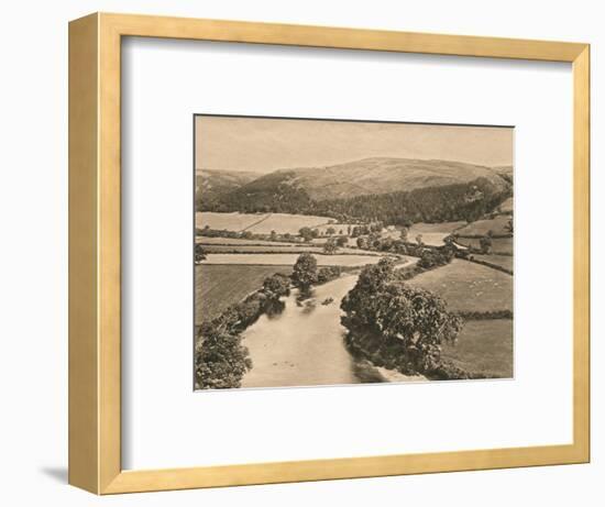 'The Dee Valley, from Glendower's Mound', 1902-Unknown-Framed Photographic Print