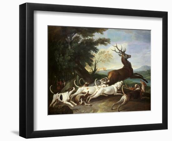 The Deer Hunt, 1718-Alexandre-Francois Desportes-Framed Giclee Print