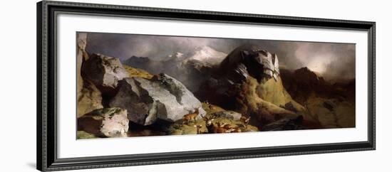 The Deer Pass, C.1852-Edwin Henry Landseer-Framed Giclee Print