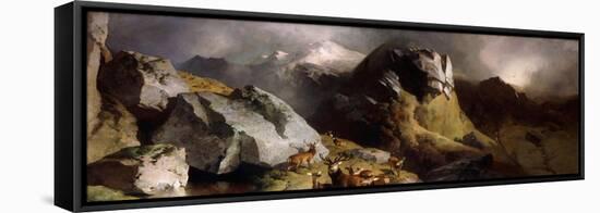 The Deer Pass-Edwin Henry Landseer-Framed Premier Image Canvas