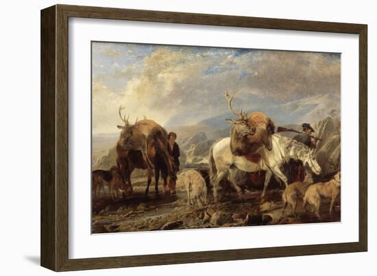 The Deer Stalker's Return, 1846-Richard Ansdell-Framed Giclee Print