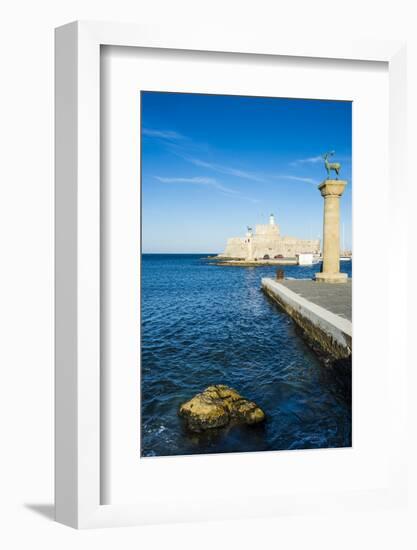 The Deers, the Medieval Old Town of the City of Rhodes, Rhodes, Dodecanese Islands, Greek Islands-Michael Runkel-Framed Photographic Print