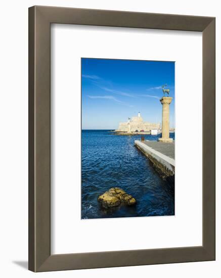 The Deers, the Medieval Old Town of the City of Rhodes, Rhodes, Dodecanese Islands, Greek Islands-Michael Runkel-Framed Photographic Print