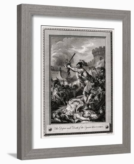 The Defeat and Death of the Tyrant Boccoris, 1774-W Walker-Framed Giclee Print