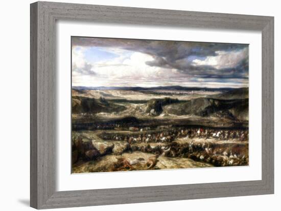 The Defeat of Cimbres, 1833-Alexandre Gabriel Decamps-Framed Giclee Print