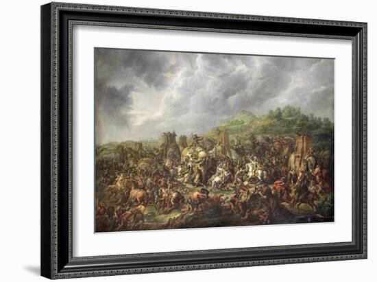 The Defeat of Porus by Alexander the Great 327 BC-Francois Louis Joseph Watteau-Framed Giclee Print