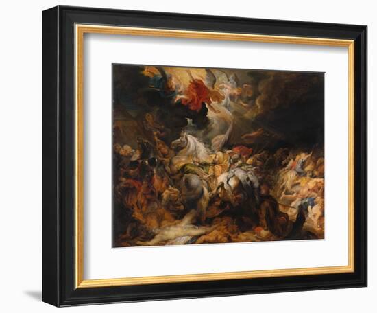 The Defeat of Sennacherib-Peter Paul Rubens-Framed Giclee Print