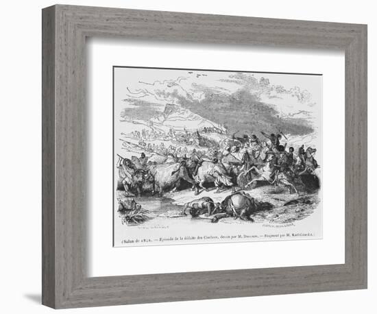 The Defeat of the Cimbri-Alexandre Gabriel Decamps-Framed Giclee Print