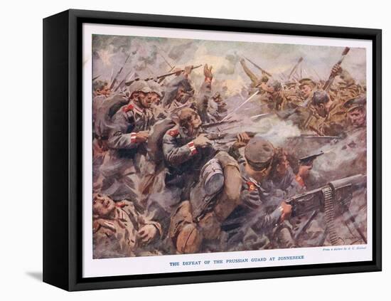 The Defeat of the Prussian Guard at Zonnebeke-Arthur C. Michael-Framed Premier Image Canvas