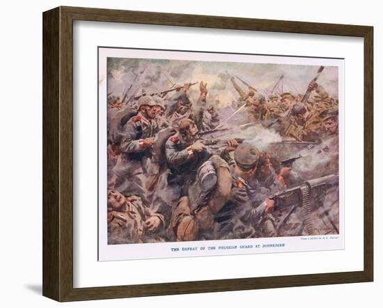 The Defeat of the Prussian Guard at Zonnebeke-Arthur C. Michael-Framed Giclee Print