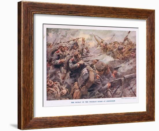 The Defeat of the Prussian Guard at Zonnebeke-Arthur C. Michael-Framed Giclee Print