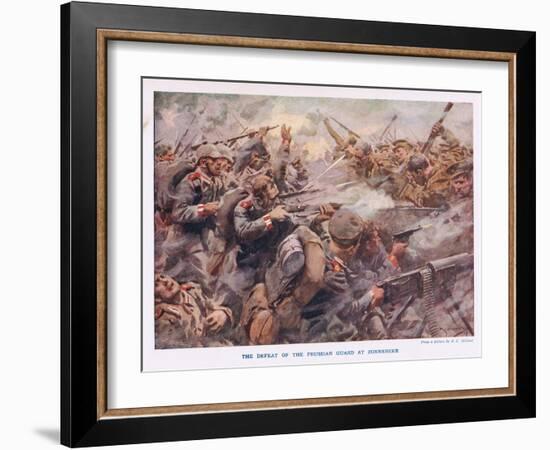 The Defeat of the Prussian Guard at Zonnebeke-Arthur C. Michael-Framed Giclee Print