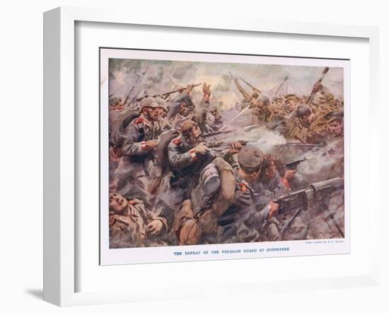 The Defeat of the Prussian Guard at Zonnebeke-Arthur C. Michael-Framed Giclee Print