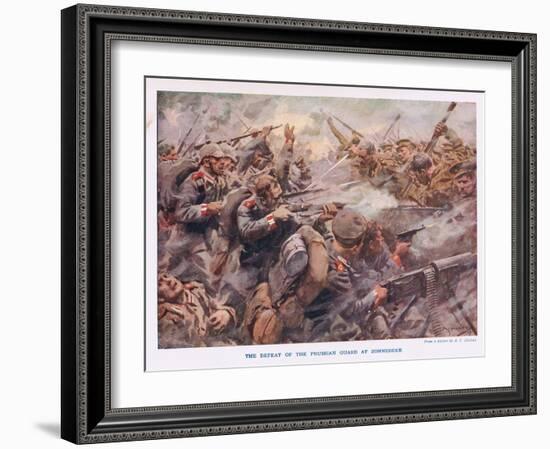 The Defeat of the Prussian Guard at Zonnebeke-Arthur C. Michael-Framed Giclee Print