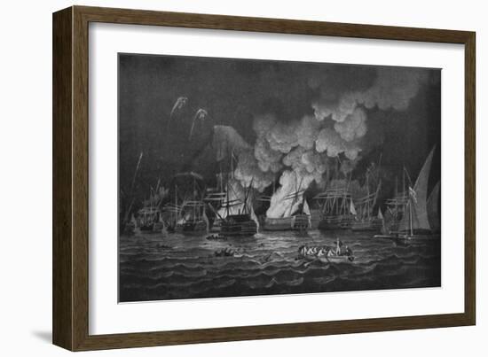 'The Defence of Gibraltar', c1785-Thomas Luny-Framed Giclee Print