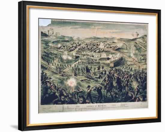 The Defence of Mafeking, Boer War, 1900-null-Framed Giclee Print