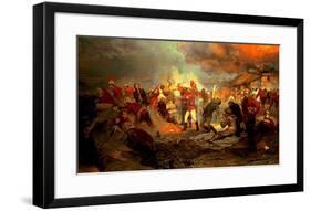The Defence of Rorke's Drift-Lady Butler-Framed Art Print