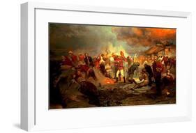 The Defence of Rorke's Drift-Lady Butler-Framed Art Print