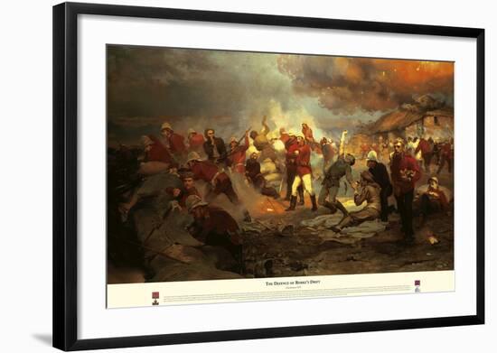 The Defence Of Rorke's Drift-Lady Butler-Framed Giclee Print