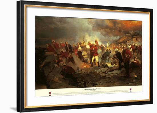 The Defence Of Rorke's Drift-Lady Butler-Framed Giclee Print