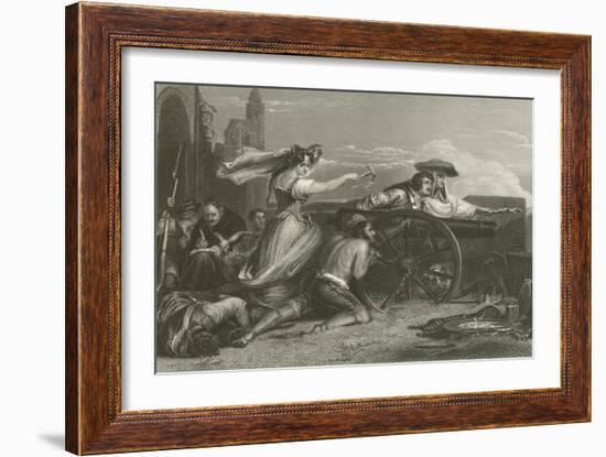 The Defence of Saragossa, Spain, 1808-Sir David Wilkie-Framed Giclee Print