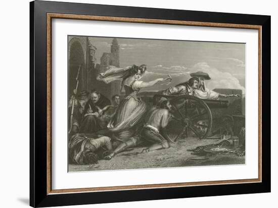 The Defence of Saragossa, Spain, 1808-Sir David Wilkie-Framed Giclee Print