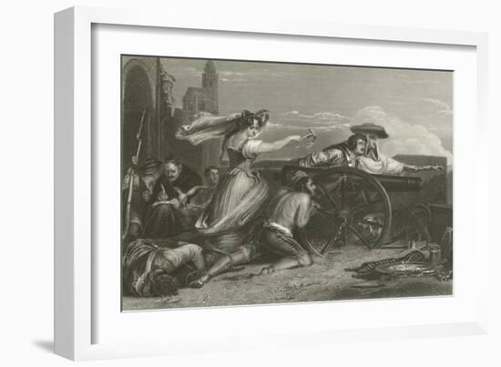 The Defence of Saragossa, Spain, 1808-Sir David Wilkie-Framed Giclee Print