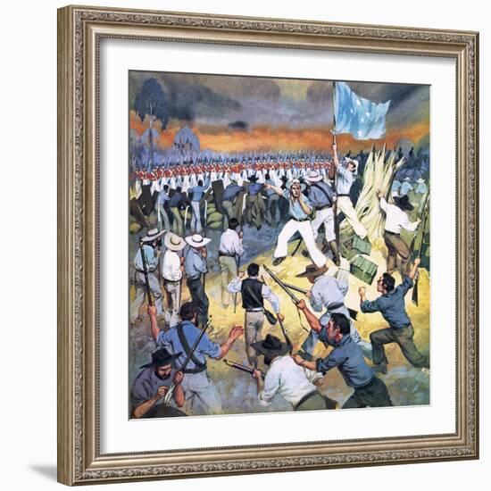 The Defence of the Eureka Stockade-Mcbride-Framed Giclee Print