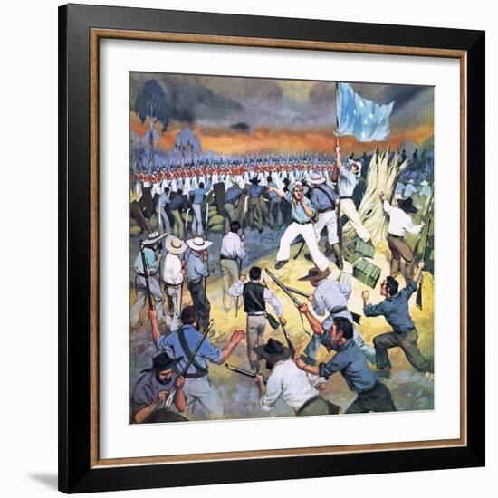 The Defence of the Eureka Stockade-Mcbride-Framed Giclee Print