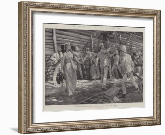 The Defence of the Peking Legations-Richard Caton Woodville II-Framed Giclee Print