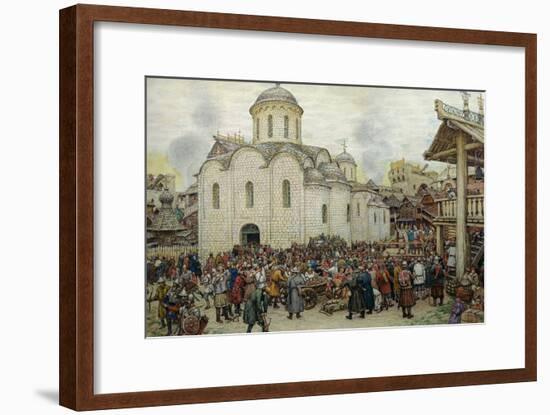 The Defence of the Town, 1918-Apollinari Mikhailovich Vasnetsov-Framed Giclee Print